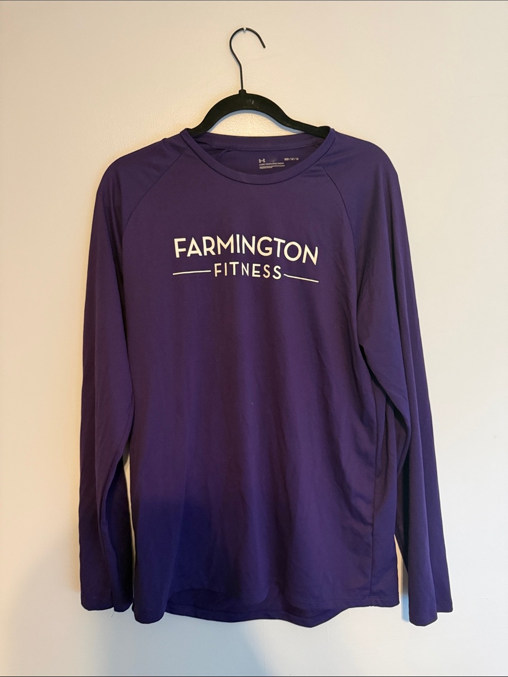 Under Armour Purple Long Sleeve Athletic Tee